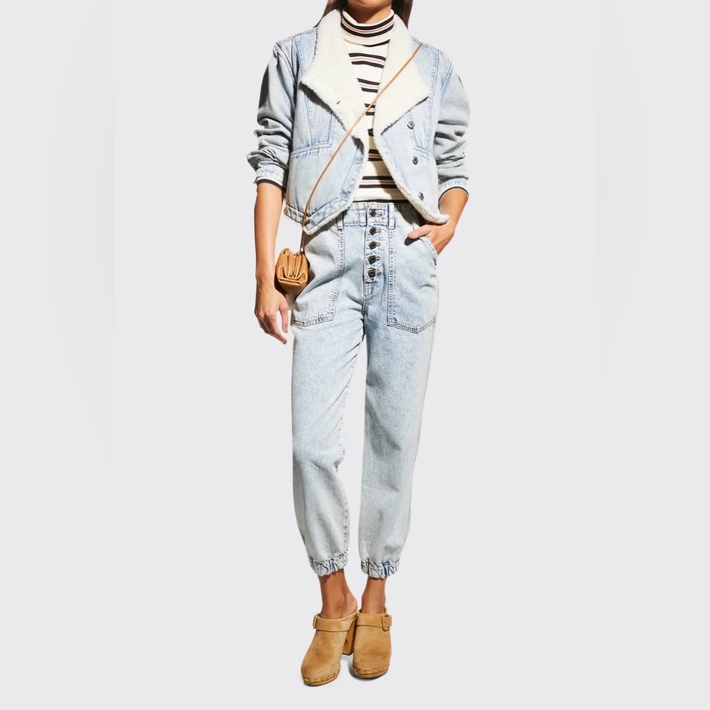 Veronica Beard Light Blue Denim Women's Jogger Jeans